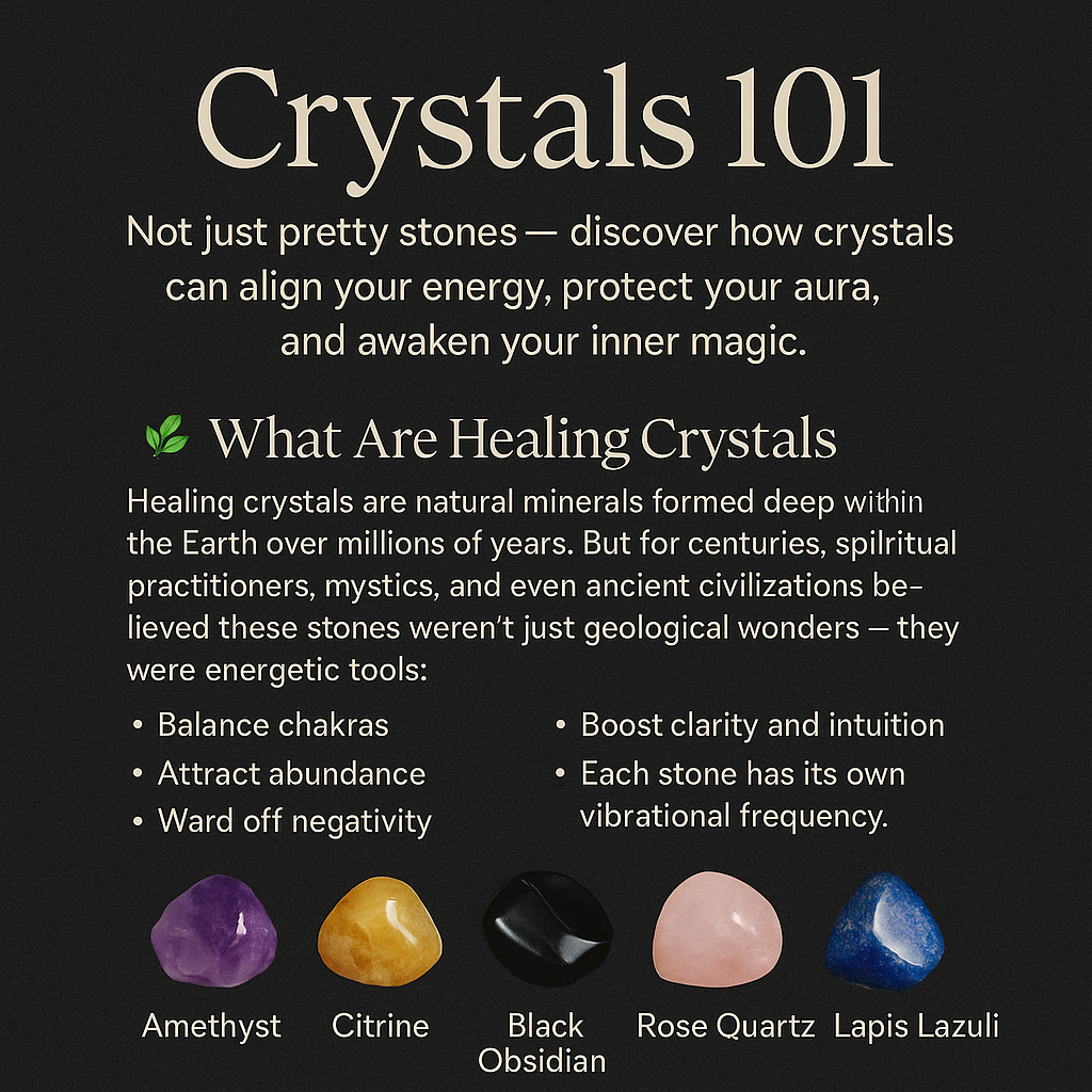 ✨ Crystals 101: How to Tap Into the Ancient Power of Healing Stones