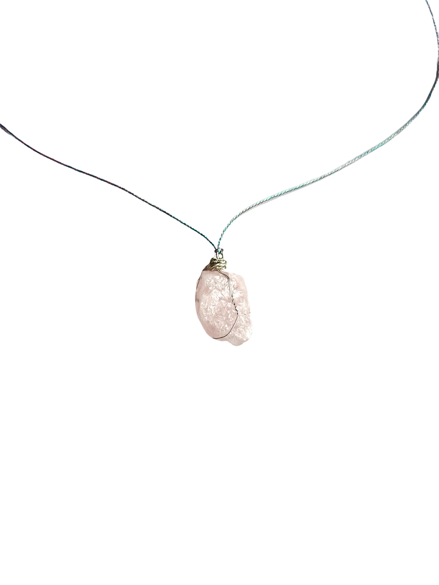 Rose Quartz Love Necklace | Handmade Heart Chakra Jewelry for Self-Love & Emotional Healing