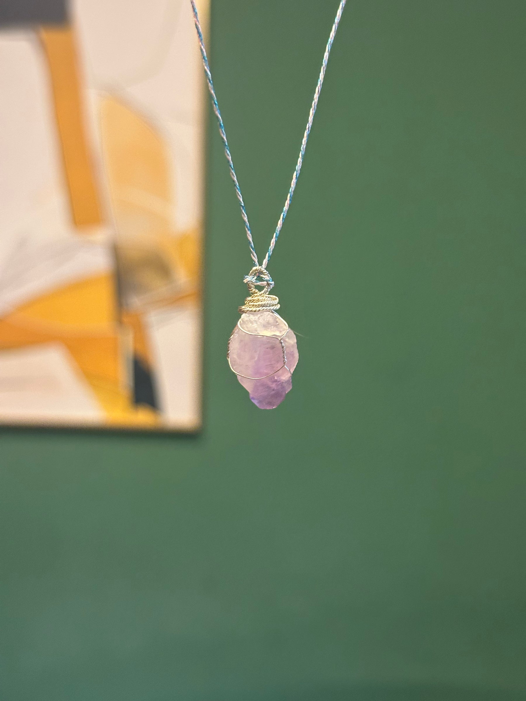 Amethyst Intuition Pendant | Third Eye Chakra Necklace for Tarot Readers & Energy Healing