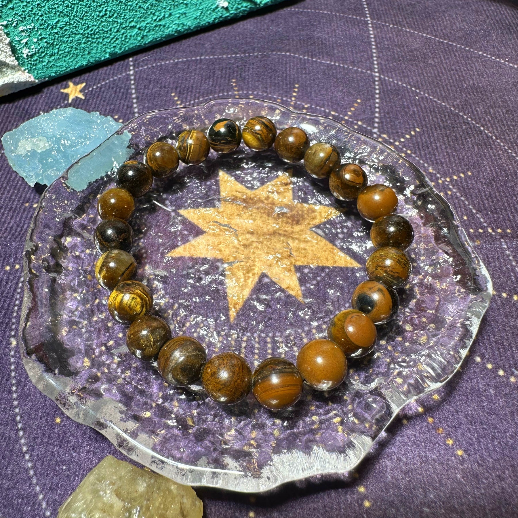 Earth Tone Energy Bracelet | Handwoven Grounding Jewelry for Stability & Focus