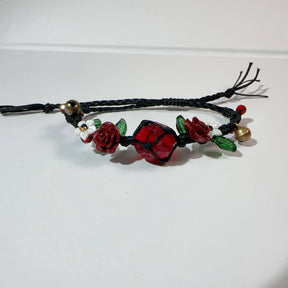 Weave handcrafted natural crystal bracelets